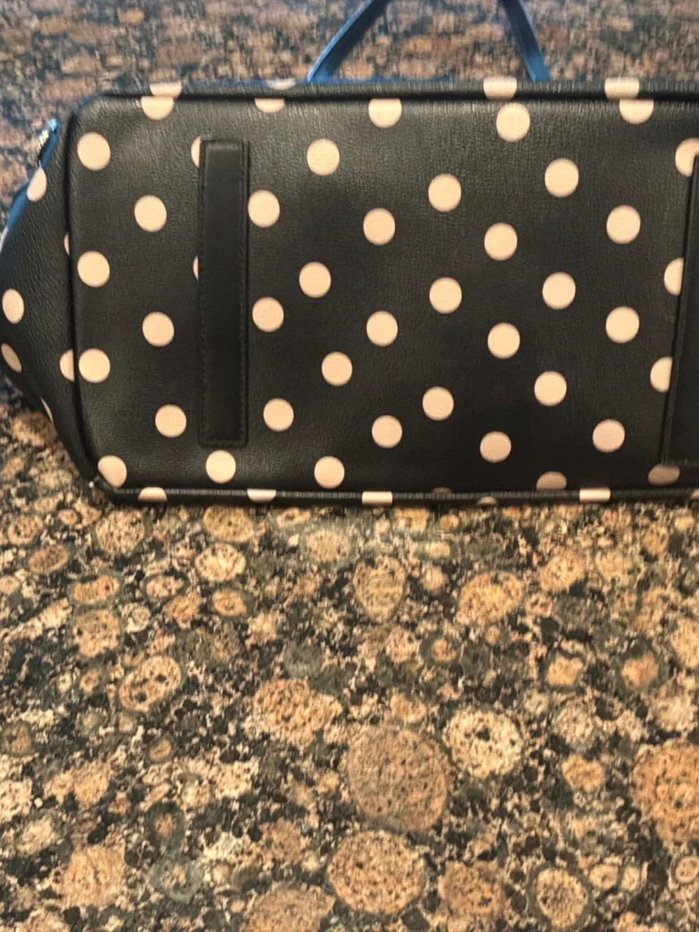 KATE SPADE BLACK/BLUSH  TOTE